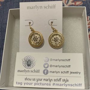 Sun Medallion Hanging Earrings